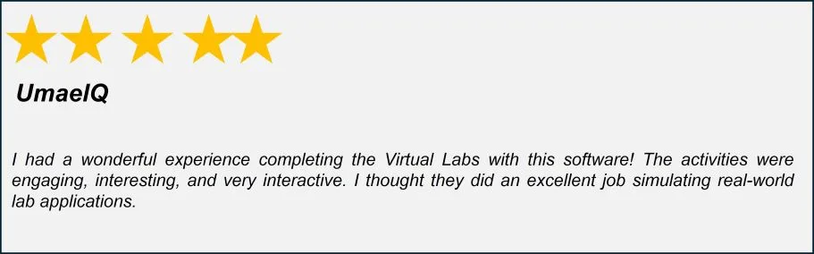 Student feedback on the MicroVlabs virtual lab simulator